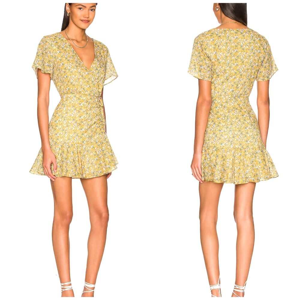 REVOLVE BB DAKOTA Boho Cottage Ditsy Floral "Big Flirt Energy" Mini Dress Large